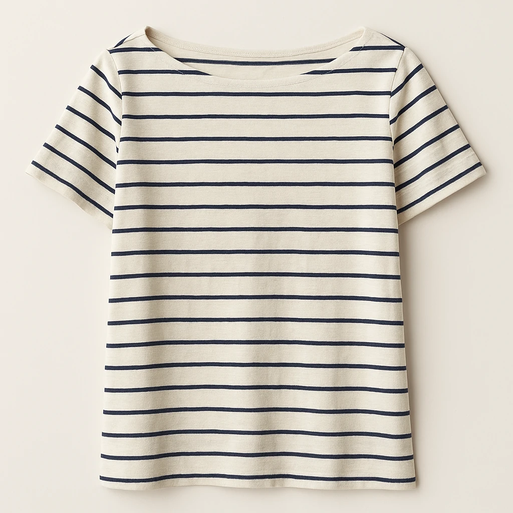Boat-Neck Tee